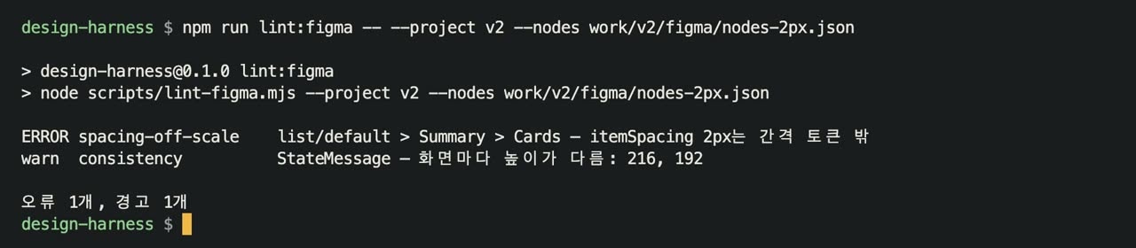 2px 간격 하나가 린트에 바로 걸린 장면